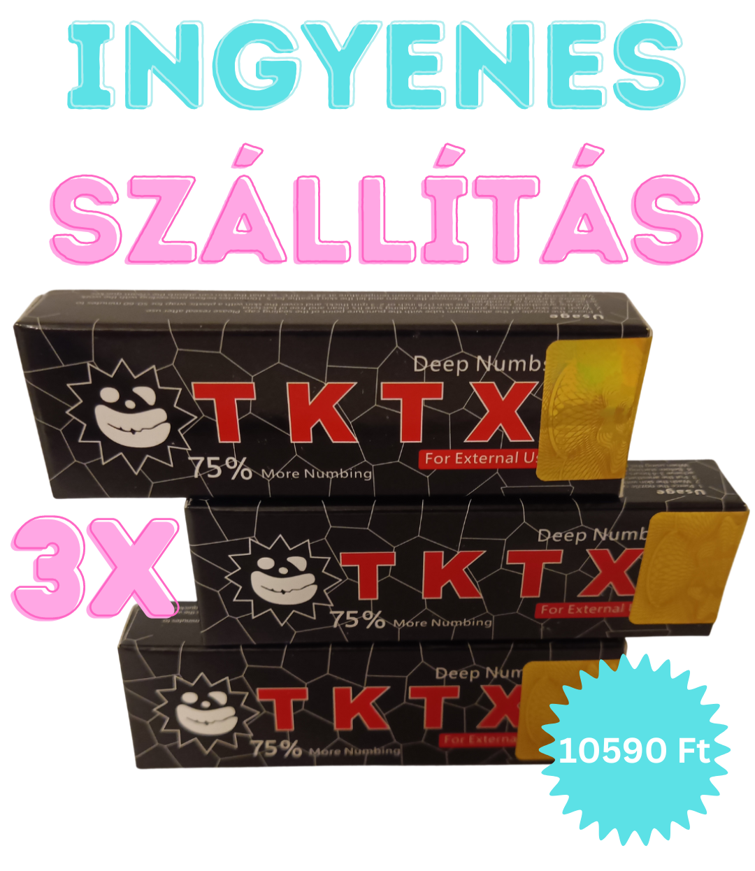 érzéstelenítő kenőcs TKTX tetováló krém