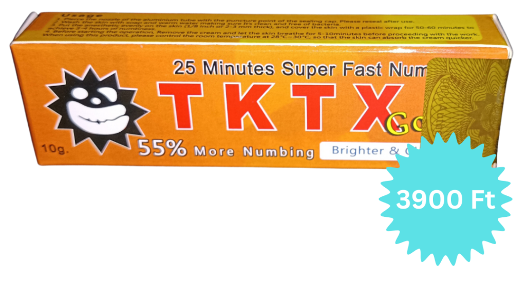 érzéstelenítő kenőcs TKTX tetováló krém