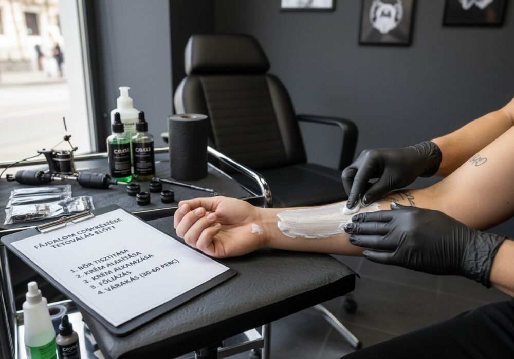 fájdalom csökkentése tetoválás előtt