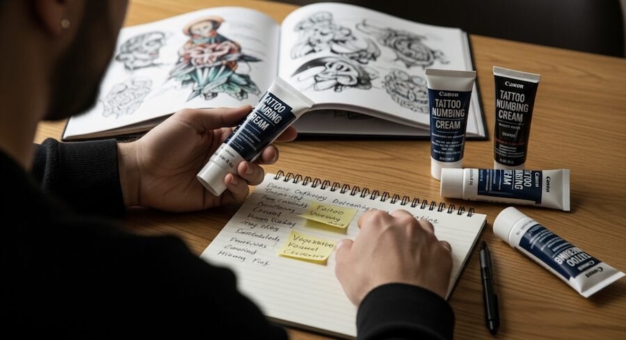 érzéstelenítő krém kiválasztása tetováláshoz