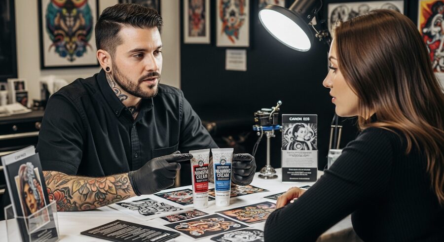 érzéstelenítő krém szerepe tetoválásnál