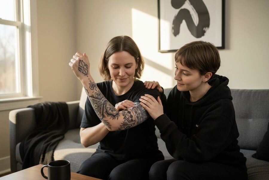 mi a fájdalom a tetoválás során