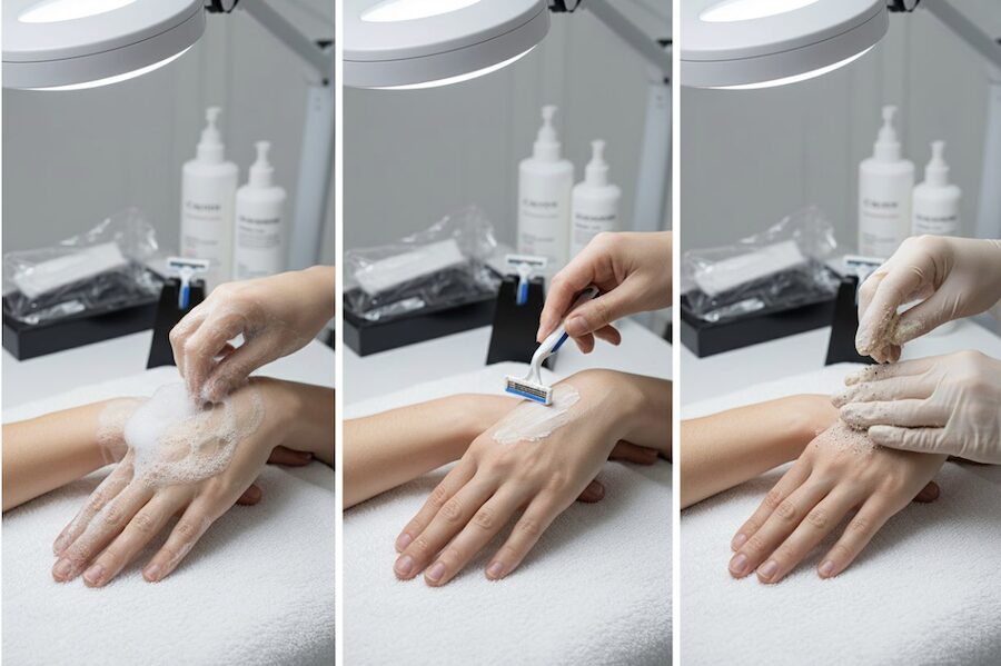 krém használati eljárás tetoválás előtt