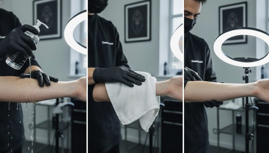 tetováláshoz érzéstelenítés lépésről lépésre